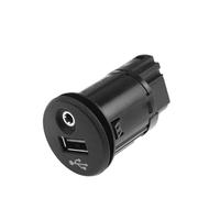 ZHINUAN Adaptador de puerto auxiliar for coche, Compatible for Nissan Frontier (2011-2019), Juke (2014-2018), 28023-BH00C, 28023BH00C, 13907643, conector auxiliar USB. Centro de carga USB para vehícul