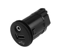 ZHINUAN Adaptador de puerto auxiliar for coche, Compatible for Nissan Frontier 2017-2019 28023BH00C 28023-BH00C 13907643, accesorio for coche, conector auxiliar USB. Centro de carga USB para vehículos