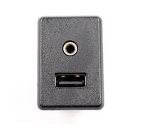 ZHINUAN Adaptador de puerto USB AUX, Compatible for Fiat, reproductor de audio 795405018 y puerto USB. Centro de carga USB para vehículos