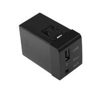 ZHINUAN Adaptador de puerto USB AUX for iPod, Compatible for Hyundai, SANTA FE 2007-2012 96120-2B000 961202B000 Tarjeta SD USB-C for coche Centro de carga USB para vehículos