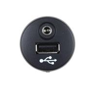 ZHINUAN Adaptador de puerto USB auxiliar for coche, Compatible for Nissan, Juke, Qashqai, XTrail, Micra, Note y NV200. 28023-BH00A. Centro de carga USB para vehículos