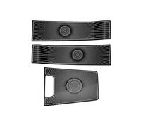 ZHINUAN Adhesivo for la cubierta del altavoz del tablero delantero, Compatible for Toyota Alphard Vellfire serie 40 2023-2024, embellecedor de sonido, panel de instrumentos, cubierta de bocina. Rejill