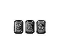 ZHINUAN Adhesivo for la cubierta del altavoz del techo trasero, Compatible for Toyota Alphard Vellfire serie 40 (2023-2024). Rejilla frontal para altavoz de coche(Back 3pcs)