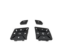 ZHINUAN Botón de control de la cubierta del volante del coche, Compatible for Mercedes benz, CE GLK clase W204 X204 W212 W218 W156, volante a la izquierda, volante a la derecha, multifunción. Banco de