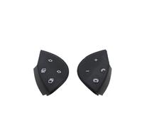 ZHINUAN Botón de control del interruptor del volante del coche, Compatible for Mercedes benz, Clase E W211 E320 E350 E550, cubierta interior con teclas multifunción. Banco de botones del volante del v