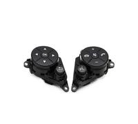 ZHINUAN Botón de control del volante del coche, Compatible for benz, W204, W207, W212, X204 (2007-2013), conjunto multifunción interior. Banco de botones del volante del vehículo(Black Set)