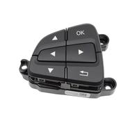 ZHINUAN Botón de control del volante del coche, Compatible for Mercedes benz, AB GLS GLE Clase W166 W117 W156 W246 W292, llave multifunción for teléfono. Banco de botones del volante del vehículo(Left
