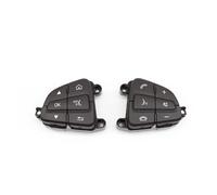 ZHINUAN Botón de control del volante del coche, Compatible for Mercedes benz, C GLC W205 W253 A0999050200 A0999050300, conjunto multifunción. Banco de botones del volante del vehículo(Moka Set)