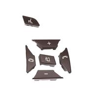 ZHINUAN Botón de control del volante for Mercedes W204, X204, W212, W156 y W246. Compatible for benz, CEA GLK Class. Menú de control 2185400262. Banco de botones del volante del vehículo(Brown Right)