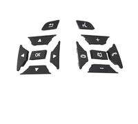 ZHINUAN Botón de control del volante for Mercedes W204, X204, W212, W156 y W246. Compatible for benz, CEA GLK Class. Menú de control 2185400262. Banco de botones del volante del vehículo(Black 1 Pair)