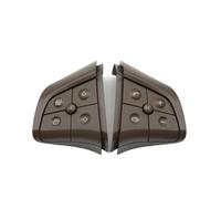 ZHINUAN Botones de control del volante, Compatible for Mercedes benz, GL, ML, RB, W164, W245 y W251. Conjunto de llaves multifunción negras. Banco de botones del volante del vehículo(B Brown Assembly)