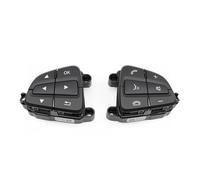 ZHINUAN Botones de control del volante for Mercedes benz, Clase AB, GLS, GLE, W166, W117, W156, W246, W292, conjunto multifunción. Banco de botones del volante del vehículo(Black Set)