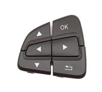 ZHINUAN Botones de control del volante for Mercedes benz, W176, W246, W156, W166, W292, W117, W218 y W231. Interior multifunción. Banco de botones del volante del vehículo(Moka-Left)