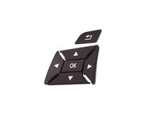 ZHINUAN Botones de interruptor de volante multifunción for Mercedes benz, ML GL G W166 1669052800 1669052900. Banco de botones del volante del vehículo(Brown Left)