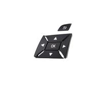 ZHINUAN Botones de interruptor de volante multifunción for Mercedes benz, ML GL G W166 1669052800 1669052900. Banco de botones del volante del vehículo(Black Left)