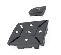 ZHINUAN Botones de interruptores de volante for Mercedes benz, C GLK E CLA GLA B CLS SLK SLC C204 GLK204 W207 W212 W246 W156 W218 W172 Banco de botones del volante del vehículo(Dark Gray L)