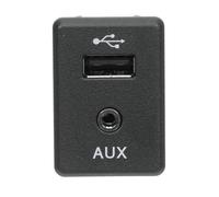 ZHINUAN Conector de audio auxiliar automotriz, Compatible for Nissan, módulo de puerto de interfaz USB 795405004 280234BA0B Centro de carga USB para vehículos