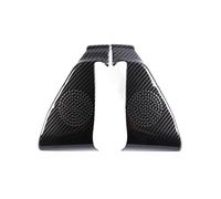 ZHINUAN Cubierta de altavoz, Compatible for Pilot, 2015-2022, fibra de carbono ABS, pilar A, malla triangular, moldura interior decorativa, accesorios Rejilla frontal para altavoz de coche(Carbon fibr