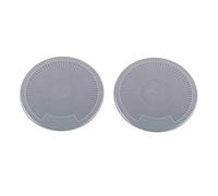 ZHINUAN Cubierta de altavoz de coche, Compatible for el modelo Y 2021-2022, accesorios for columna delantera, techo, bocina, capó, sonido, panel de audio decorativo, marco con lentejuelas Rejilla fron