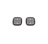 ZHINUAN Cubierta de altavoz de coche, Compatible for Range Rover Vogue L460 2023, de acero inoxidable, plateada, for decoración de techo, pegatina decorativa, accesorios for coche. Rejilla frontal par