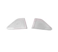 ZHINUAN Cubierta decorativa for altavoz, Compatible for el Modelo 3 2019-2020, accesorios for columna delantera, techo, bocina, capó, lentejuelas, Modelo 3 Rejilla frontal para altavoz de coche(Rear d