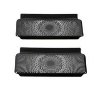 ZHINUAN Cubierta decorativa for altavoz, Compatible for el Modelo 3 2019-2020, accesorios for columna delantera, techo, bocina, capó, lentejuelas, Modelo 3 Rejilla frontal para altavoz de coche(Under