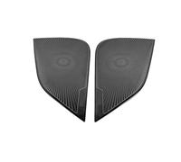 ZHINUAN Cubierta decorativa for altavoz, Compatible for el Modelo 3 2019-2020, accesorios for columna delantera, techo, bocina, capó, lentejuelas, Modelo 3 Rejilla frontal para altavoz de coche(Front