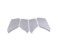 ZHINUAN Cubierta for altavoz de puerta de coche, Compatible for Toyota Camry 2018-2022, marco interior modificado, accesorios de audio Rejilla frontal para altavoz de coche(Sliver)