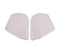 ZHINUAN Embellecedor adhesivo for altavoz de puerta de coche, Compatible for Civic (10.ª generación, 2016-2019), accesorio interior cromado. Rejilla frontal para altavoz de coche(Silver)