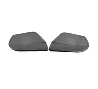ZHINUAN Embellecedor adhesivo for altavoz de puerta de coche, Compatible for Civic (10.ª generación, 2016-2019), accesorio interior cromado. Rejilla frontal para altavoz de coche(Black)