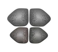ZHINUAN Embellecedor de altavoz de audio for cuatro puertas, Compatible for Nissan Qashqai J12 2022-2024, de acero, for debajo del asiento, cubiertas de salida de aire acondicionado. Rejilla frontal p