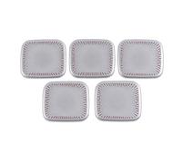 ZHINUAN Embellecedor de altavoz de puerta, Compatible for Toyota Sienna 2021-2022, marco de altavoz de tablero, cubierta de altavoz de techo interior Rejilla frontal para altavoz de coche(Roof horn co