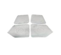ZHINUAN Embellecedor de altavoz de puerta de coche, Compatible for LEXUS, UX 2018-2019, almohadilla cromada de sonido, pegatina for marco de altavoz, accesorios de decoración interior. Rejilla frontal