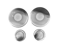 ZHINUAN Embellecedor de altavoz de puerta de coche, Compatible for Mercedes-Benz Clase E Coupé C238 W238 2017-2022, accesorios delanteros y traseros. Rejilla frontal para altavoz de coche(Front Door p