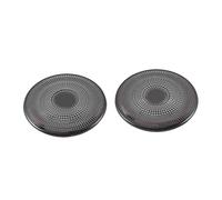 ZHINUAN Embellecedor de altavoz de puerta de coche, Compatible for Mitsubishi, Outlander 2012-2019, almohadilla cromada de sonido, pegatina for marco de altavoz, accesorios interiores Rejilla frontal