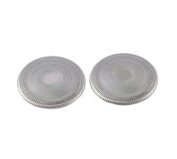 ZHINUAN Embellecedor de altavoz de puerta de coche, Compatible for Mitsubishi, Outlander 2012-2019, almohadilla cromada de sonido, pegatina for marco de altavoz, accesorios interiores Rejilla frontal