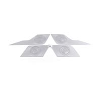 ZHINUAN Embellecedor de altavoz de puerta for coche, Compatible for KIA, Carnival 2020-2022, pegatina for cubierta de altavoz de audio interior, panel de consola, cubierta de lámpara de lectura Rejill