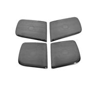 ZHINUAN Embellecedor de altavoz for puerta de coche, Compatible for Nissan, Sylphy Sentra 2020, almohadilla cromada de sonido, pegatina for marco de altavoz, accesorios interiores Rejilla frontal para