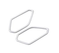 ZHINUAN Embellecedor de audio for puerta trasera de coche, Compatible for Volkswagen, Tiguan MK2 2017-2021 Tapa protectora para el sonido del audio de la puerta del vehículo(ABS Matte)