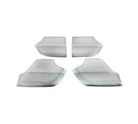 ZHINUAN Embellecedor de cubierta de altavoz de puerta de coche, Compatible for CR-V, CRV 2017-2019, almohadilla de acero inoxidable, accesorios adhesivos for marco de altavoz de audio. Rejilla frontal