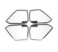 ZHINUAN Embellecedor de cubierta de altavoz de puerta interior de coche, Compatible for Mazda, CX-5 CX5 2017-2024, accesorios de metal, marco de sonido estéreo for altavoz interior. Rejilla frontal pa