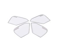 ZHINUAN Embellecedor de cubierta de altavoz de puerta interior de coche, Compatible for Mazda, CX-5 CX5 2017-2024, accesorios de metal, marco de sonido estéreo for altavoz interior. Rejilla frontal pa