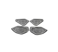 ZHINUAN Embellecedor de cubierta de altavoz for Toyota RAV4, RAV 4, XA50 (2019-2023), accesorios de acero inoxidable, decoración de audio for puerta, estilo de coche. Rejilla frontal para altavoz de c