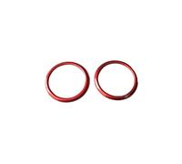 ZHINUAN Embellecedor de cubierta de anillo de audio, Compatible for Mazda, CX-3 CX3 2016-2018, altavoz interior, nuevo ABS cromado. Tapa protectora para el sonido del audio de la puerta del vehículo