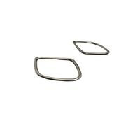 ZHINUAN Embellecedor de cubierta de audio for altavoz de pilar A, Compatible for CRV, CR-V 2012-2016, bocina de acero inoxidable Tapa protectora para el sonido del audio de la puerta del vehículo