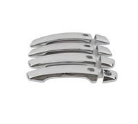 ZHINUAN Embellecedor de cubierta de manija de puerta de coche apto for A3 S3 2015-2020 cubierta de manija de puerta exterior(Silver handle)