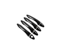 ZHINUAN Embellecedor de manija de puerta de coche, accesorio de estilo adhesivo cromado negro brillante for KIA, Sportage MK3 2011-2016 cubierta de manija de puerta exterior(Handle 0 button)