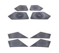 ZHINUAN Embellecedor de marco for altavoz de puerta de coche, Compatible for A3, 8Y Sedan Sportback 2021-2022, panel de acero inoxidable, accesorios de almohadilla for altavoz. Rejilla frontal para al