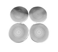 ZHINUAN Embellecedores for altavoces de puerta de coche, Compatible for Mercedes-Benz Clase C W204, accesorios interiores for coche, pegatinas decorativas for tweeter. Rejilla frontal para altavoz de