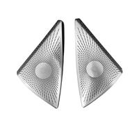 ZHINUAN Embellecedores for altavoces de puerta de coche, Compatible for Mercedes-Benz Clase C W204, accesorios interiores for coche, pegatinas decorativas for tweeter. Rejilla frontal para altavoz de